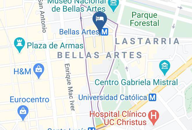 Santiago - Los Andes Sociedad Anonima Maps