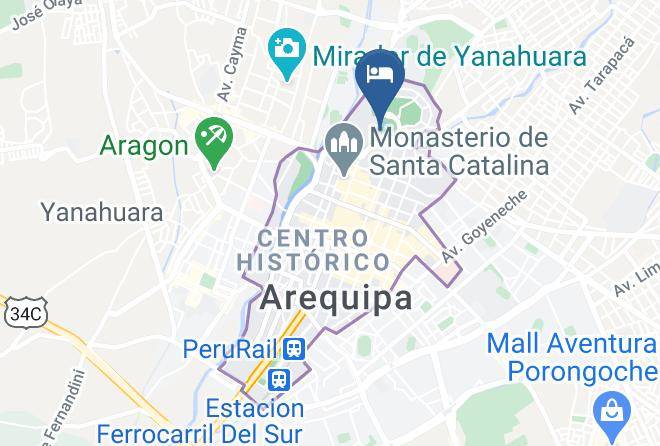 Arequipa - Los Angeles Amigos Inn Maps
