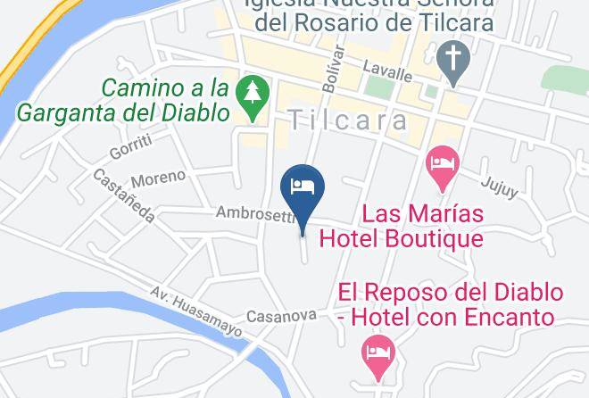Tilcara - Los Arcabuceros Cabana Tilcara Maps