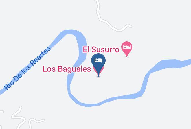 Los Baguales Mapa
 - Cordoba - Calamuchita Department