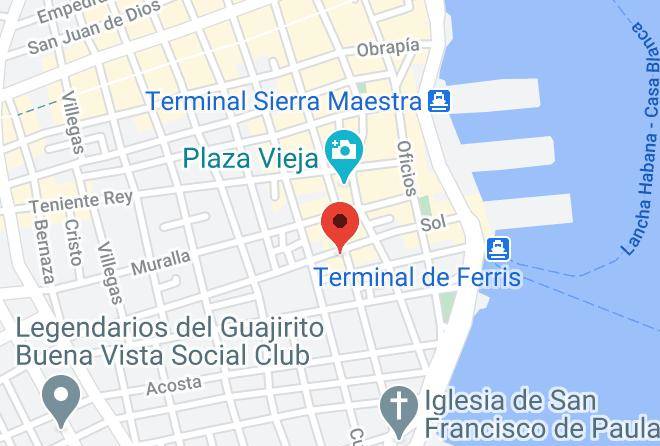 La Habana Vieja - Los Balcones Maps