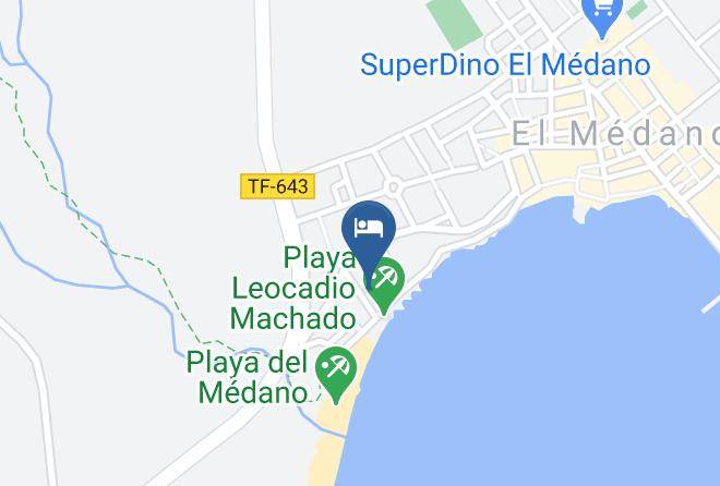 Santa Cruz De Tenerife - Los Balos El Medano Maps