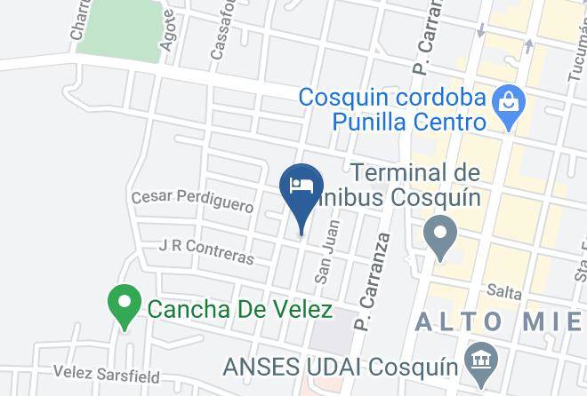 Punilla Department - Los Carolinos Alquileres Temporarios Cosquin Maps