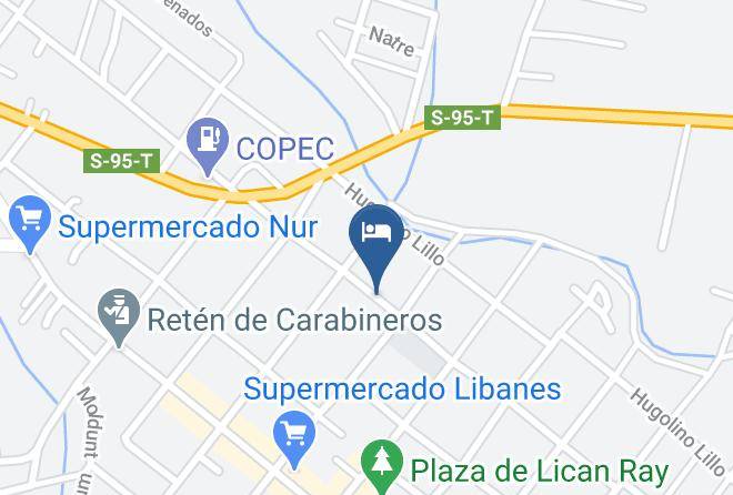 Cautin Province - Los Castanos De Licanray Maps