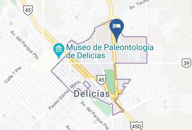 Delicias - Los Cedros Inn Maps