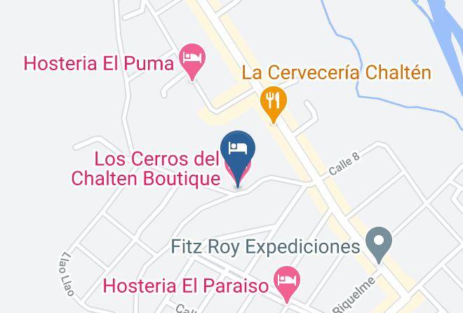 Lago Argentino - Los Cerros Del Chalten Boutique Hotel Maps