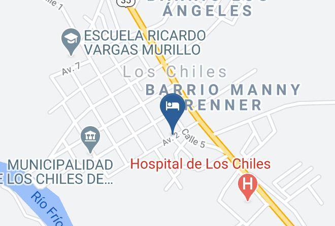 Los Chiles - Los Chiles Hotel Maps