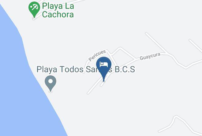 La Paz - Los Colibris Casitas Maps