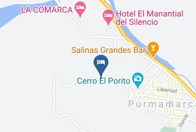 Tumbaya - Los Colorados Cabanas Boutique Maps