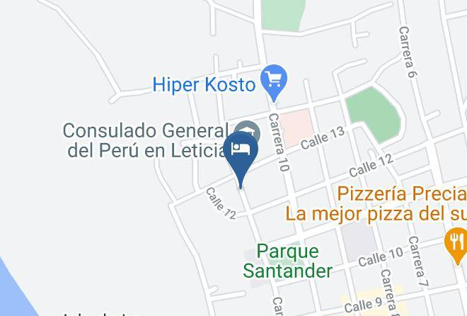 Leticia - Los Delfines Hospedaje Maps