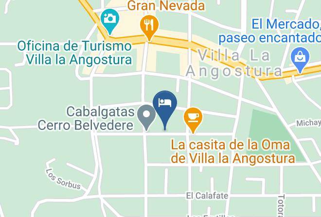 Villa La Angostura - Los Duendes Hosteria Maps