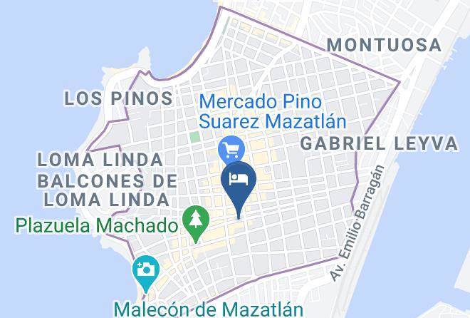 Mazatlan - Los Estudios Elys Place Maps