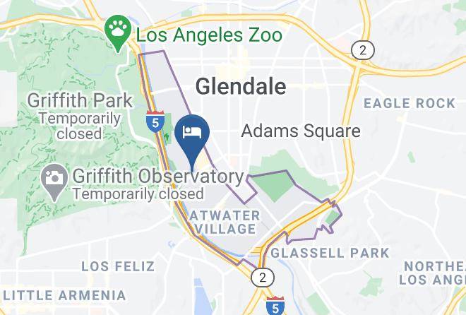 Los Angeles - Los Feliz Hotel Maps