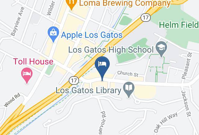 Santa Clara - Los Gatos Garden Inn Maps