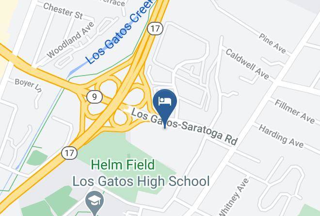 Santa Clara - Los Gatos Lodge Maps