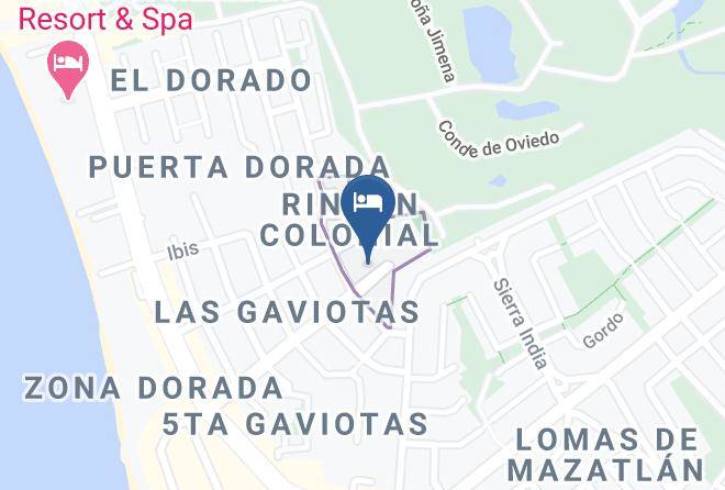 Mazatlan - Los Girasoles Maps