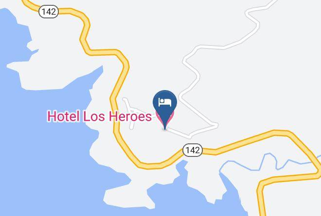 Tilaran - Hotel Los Heroes Maps