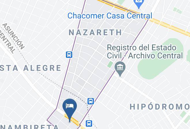 Asuncion - Hotel Los Jazmines B&b Maps