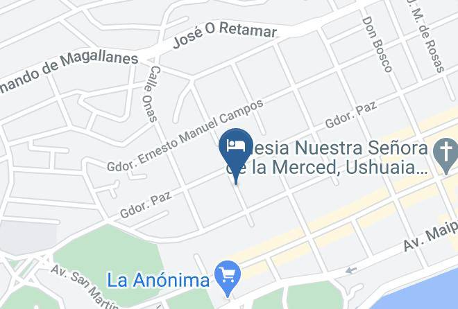 Ushuaia - Los Lagos Hosteria Maps