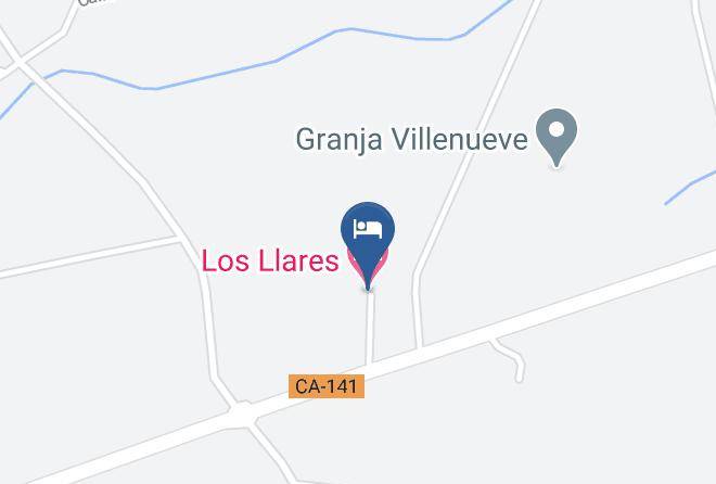 Los Llares Map