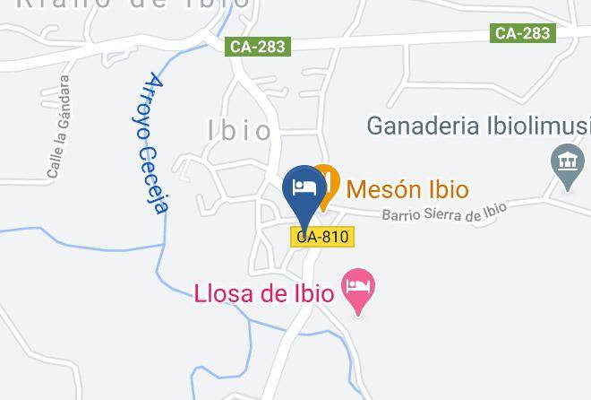 Luzmela Mazcuerras Ibio - Los Mantos Vivienda Rurales Maps