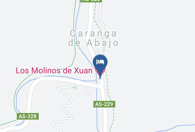 Asturias - Los Molinos De Xuan Maps