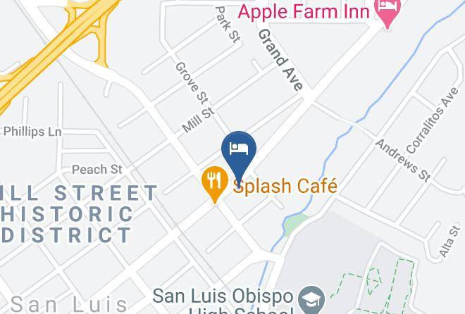 San Luis Obispo - Los Padres Inn Maps