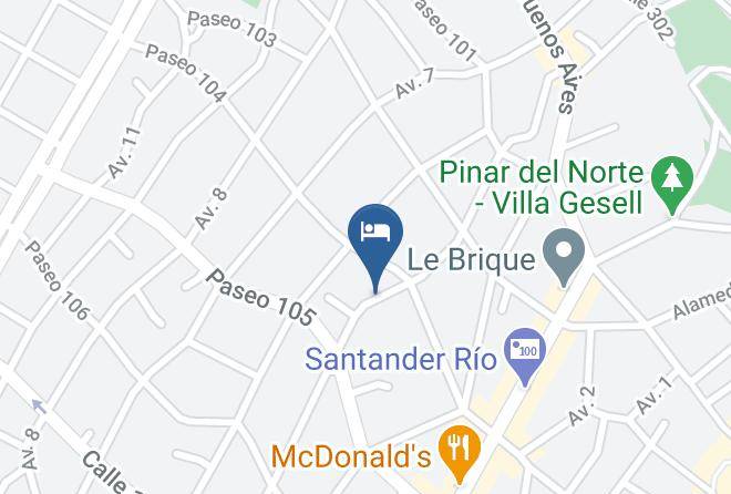 Villa Gesell - Los Paraisos Maps