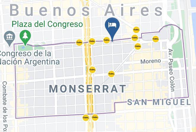 Autonomous City Of Buenos Aires - Los Patios De Montserrat Maps
