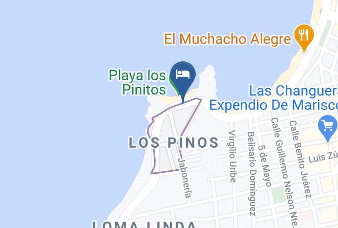 Mazatlan - Los Pinos Hospedaje Maps