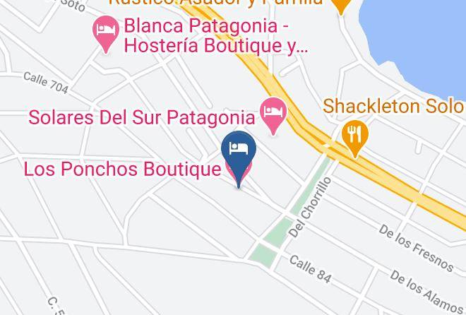 Lago Argentino - Los Ponchos Boutique Hotel Maps