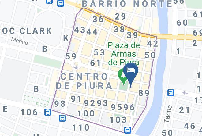 Piura - Lp Los Portales Hotel Piura Maps