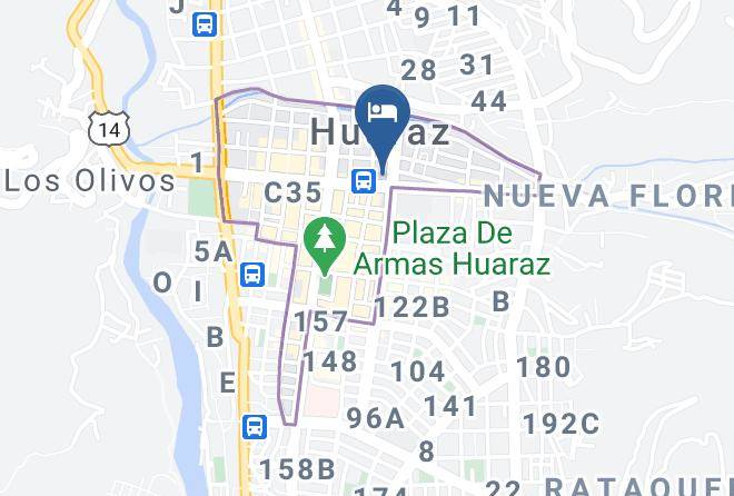 Huaraz - Los Portales Huaraz Maps