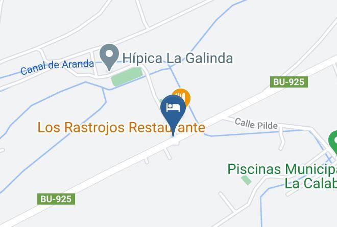 Burgos - Los Rastrojos Hotel Restaurante Maps