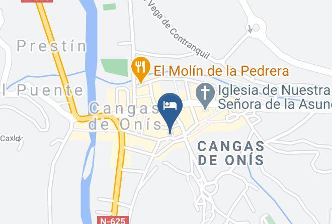 Asturias - Hotel Los Robles Maps