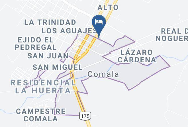 Comala - Los Suspiros Hotel Boutique & Spa Maps