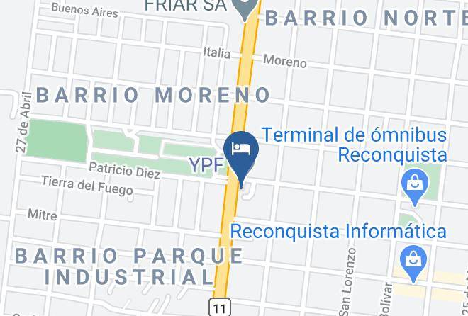 Reconquista - Los Tilos Hotel Boutique Maps