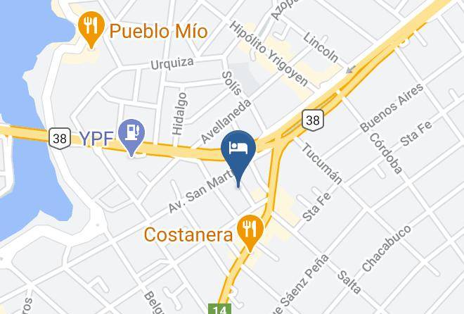 Santa Maria Department - Los Tilos Hotel & Spa Maps
