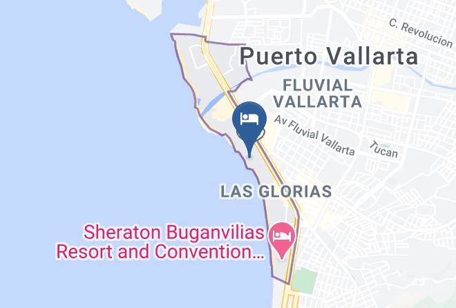 Puerto Vallarta - Hotel Ambassador Suites Maps