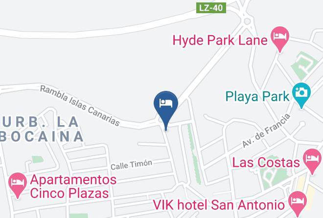 Las Palmas - Los Tulipanes Maps