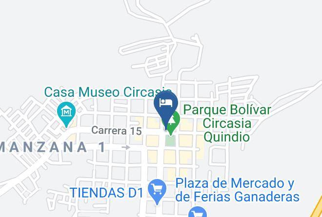 Circasia - Los Urrea Hotel Maps