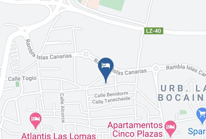 Las Palmas - Los Zafiros Maps