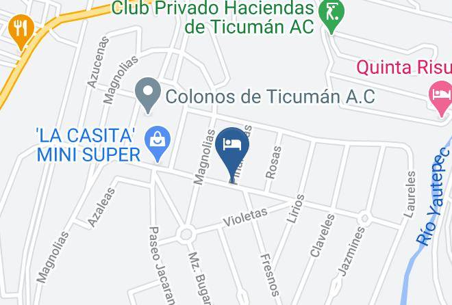 Tlaltizapan De Zapata - Los Zarapes Tucuman Mor Maps