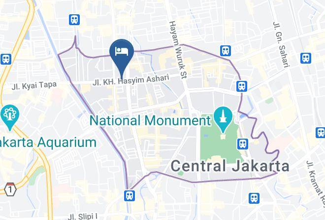 Central Jakarta - Losari Roxy Hotel Maps
