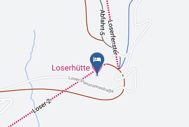 Loserhutte Map