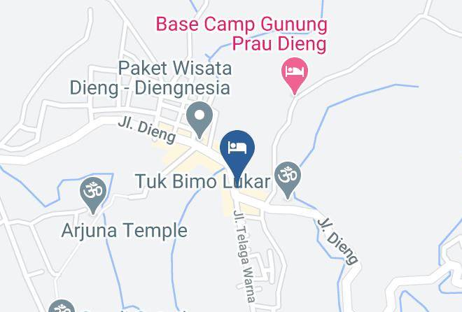 Wonosobo Regency - Losmen Bu Djono Maps