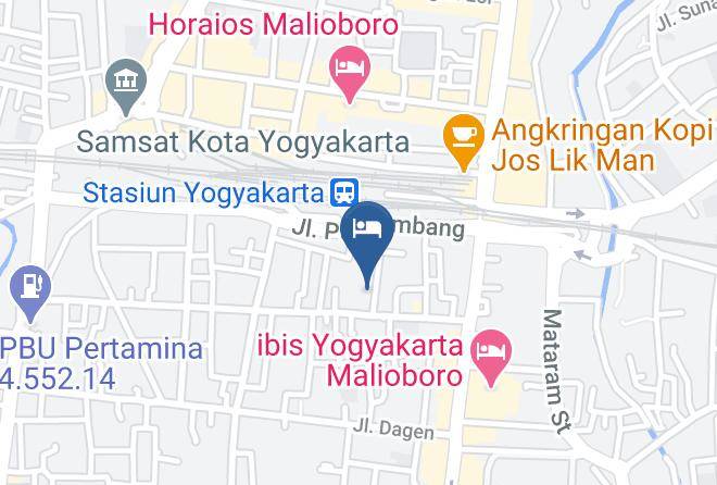 Kota Yogyakarta - Losmen Fadel Maps