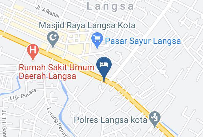 Kota Langsa - Losmen Pillar Maps