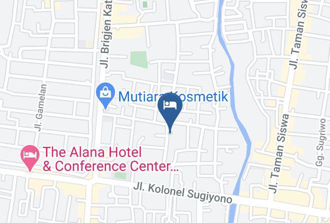 Kota Yogyakarta - Losmen Puri Ageng Maps