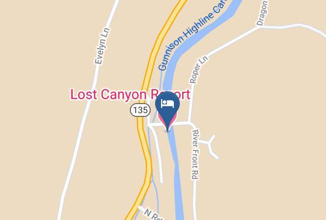 Gunnison - Lost Canyon Resort Maps